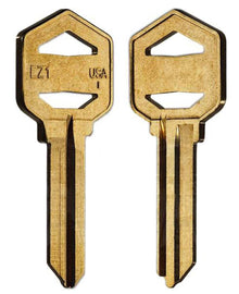 1522 EZ1-BR Key Blanks – 50-Pack – Premium Replacement Keys for Secure Lock Systems