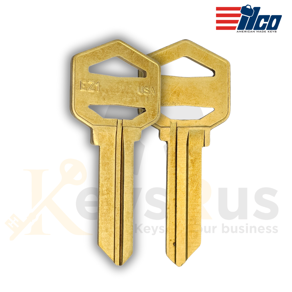 1522 EZ1-BR Key Blanks – 50-Pack – Premium Replacement Keys for Secure Lock Systems