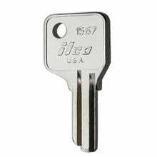 1567 Key Blank for Padlocks – 10/Pack | ILCO Padlock Key Blanks