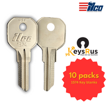 1574 Key blanks for Construction & Equipment Keys 10/pack ILCO
