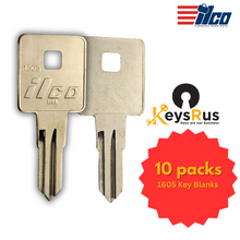 1605 Key Blanks for Toolbox Keys – 10 Pack | Durable Brass Key Blanks for Toolboxes