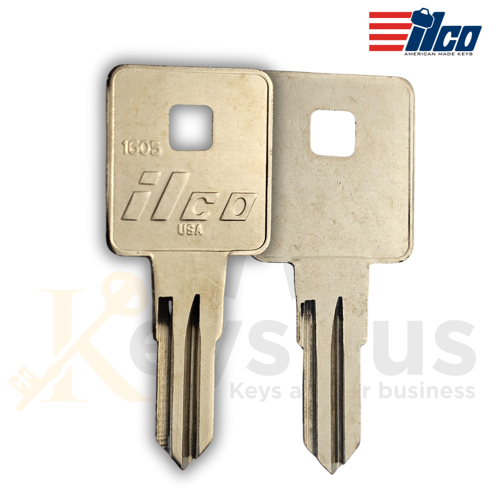 1605 Key Blanks for Toolbox Keys – 10 Pack | Durable Brass Key Blanks for Toolboxes