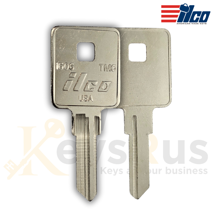 1606 / TM6 Key Blanks for Pickup Cap & Cover Keys, 10 pack ILCO, Durable Replacement Keys