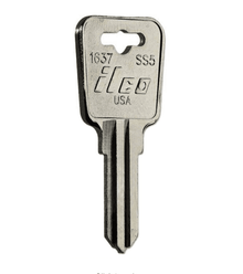 ILCO 1637 / SS5 Sentry Safe Key Blanks – 10 Pack | Precision Nickel-Plated Brass Blanks for Sentry Safe Locks