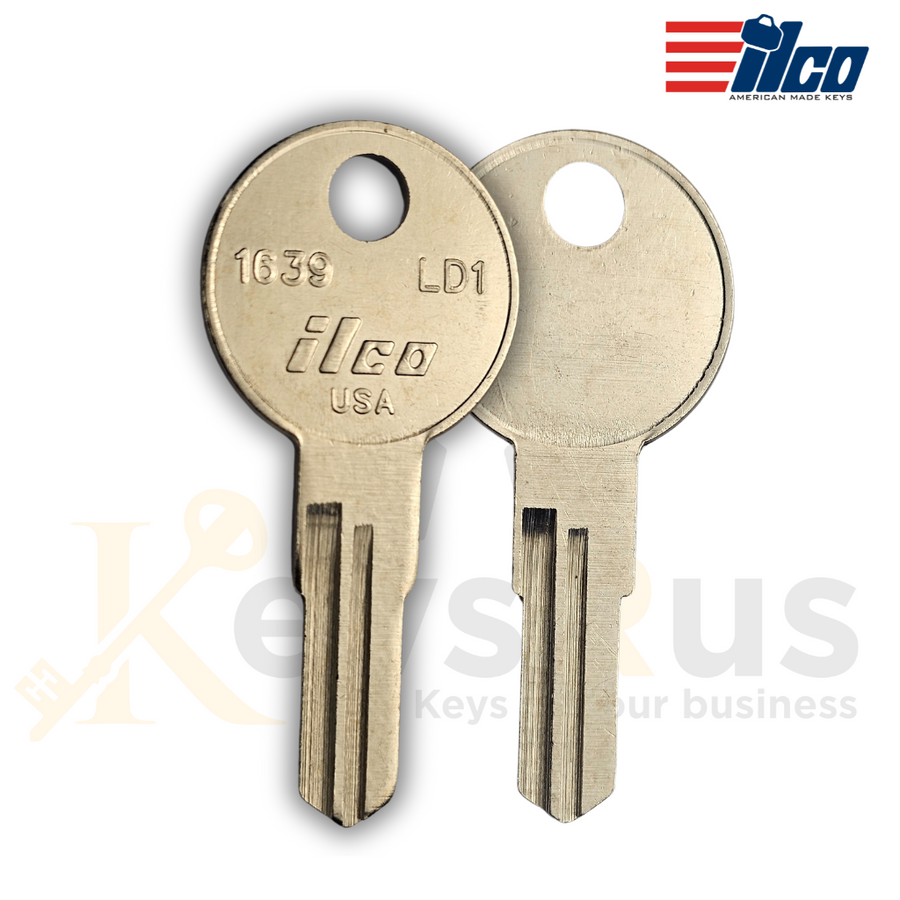 1639 / LD1 Key Blanks for Boat, 10 Pack ILCO