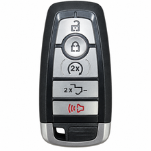 164-R8166 Ford 5-button smart key with correct pickup tailgate button
