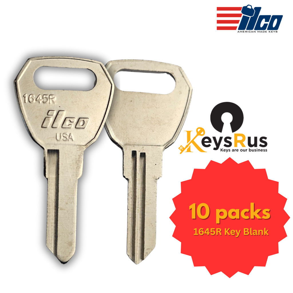 1645R Key Blank | 10 Pack  – Fulton Hitch & Trailer Coupler Lock Blank