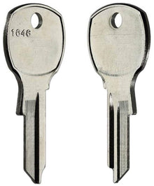 1646-NP LockGenics Key Blanks – 50 Pack |Mailbox Key Blanks – Nickel-Plated Brass