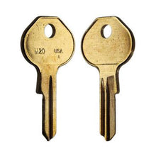 1092-6000 Master M20-BR Key Blank – 10-Pack for High-Security Locks – Padlock Key blank