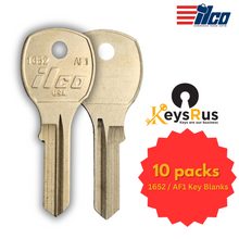 1652 / AF1 Key Blanks – 10 Pack | ILCO | Mailbox Key Blanks for Auth Florence Lock Systems