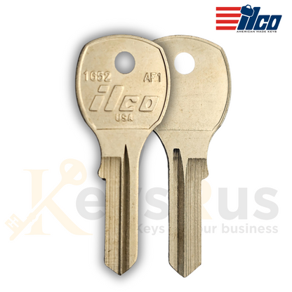 1652 / AF1 Key Blanks – 10 Pack | ILCO | Mailbox Key Blanks for Auth Florence Lock Systems