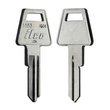 Ilco 1653 / AM4 Key Blank 10-Pack – Nickel-Plated Brass for American Padlocks