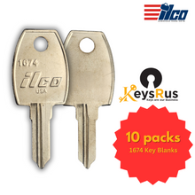 ILCO 1674 Key Blanks – 10 Pack | Fits Wood, Trendway, BRC, Friant, Meroni Furniture Locks