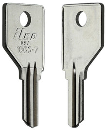 Ilco 1866-7 Key Blanks – 10-Pack | Compatible with Fulton Hitch and Pundra Furniture Locks