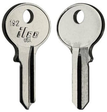 ILCO 192 / SQ1 Key Blanks – 10 Pack | Precision Brass Padlock Key Blanks for Squire, Fortress, Cat & More