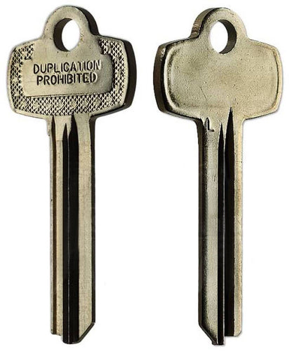 A1114L Key Blanks – L Section SFIC – 10-Pack | ILCO Compatible with Best Interchangeable Core Locks