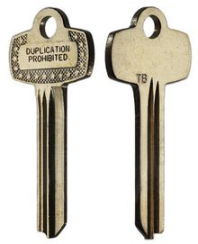 A1114TB Key Blanks – TB Section SFIC – 10-Pack | ILCO Compatible with Best Interchangeable Core Locks