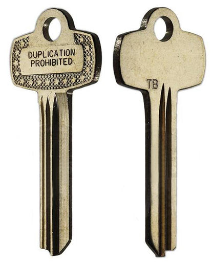 A1114TB Key Blanks – TB Section SFIC – 10-Pack | ILCO Compatible with Best Interchangeable Core Locks