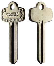 ILCO A1114G SFIC Key Blank – G Section – 5/6/7 Pin – 10/Pack | Compatible with Best Interchangeable Core Locks | Nickel Silver