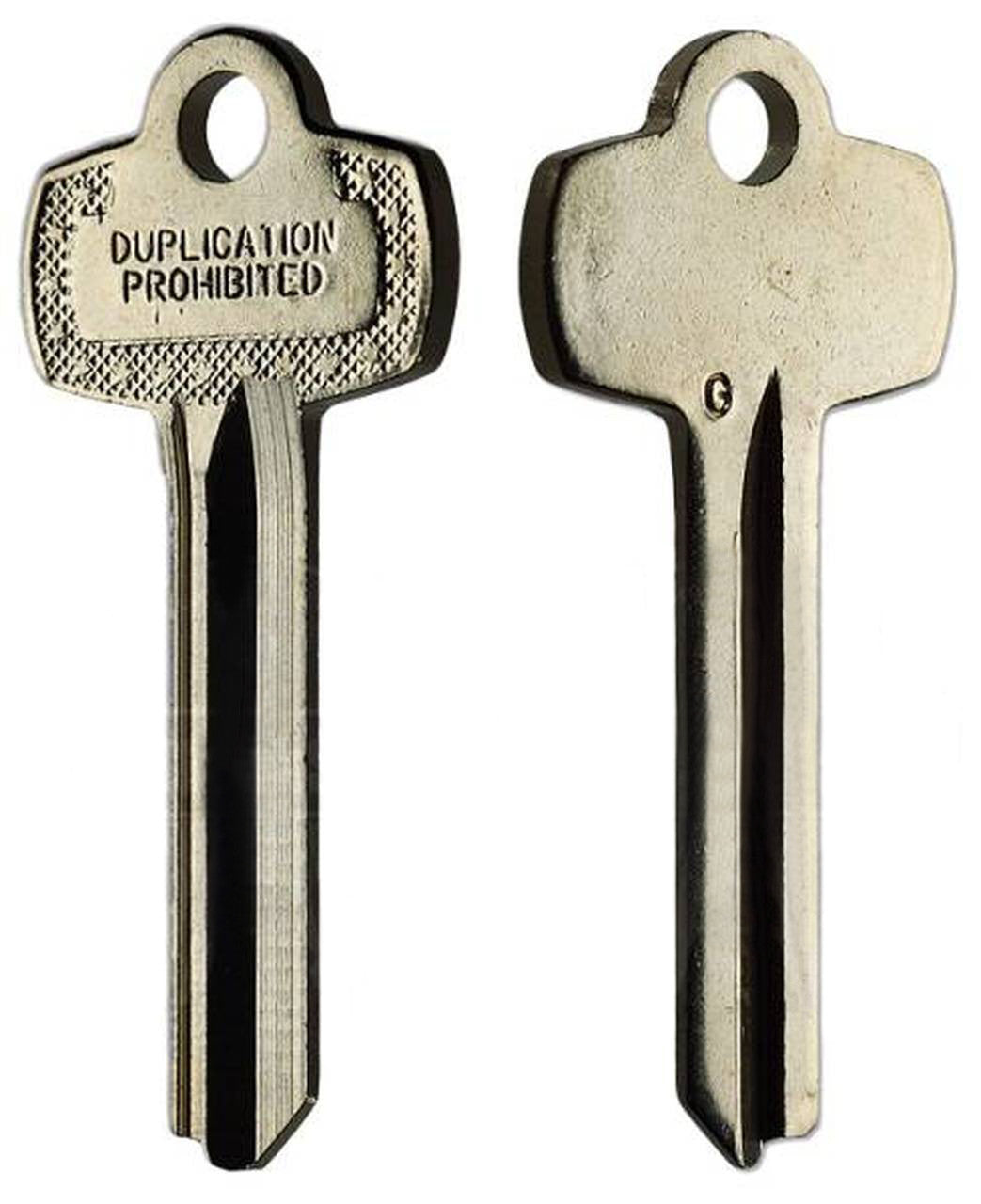 ILCO A1114G SFIC Key Blank – G Section – 5/6/7 Pin – 10/Pack | Compatible with Best Interchangeable Core Locks | Nickel Silver
