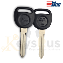 Cadillac CTS 2003–2007 Transponder Key – B112-PT – MEGAMOS ID 48 GM Chip – ILCO – Replaces 12450813 / 692139
