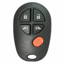 2004-2020 Toyota Sienna / 5-Button Keyless Entry Remote / PN: 89742-AE031 / GQ43
