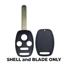 2006-2014 Honda Acura / 4-Button Remote Head Key SHELL / HO01 / MLBHLIK-1T, KR55WK49308, N5F-S0084A (AFTERMARKET) 10 pack