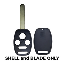 2006-2014 Honda Acura / 4-Button Remote Head Key SHELL / HO01 / MLBHLIK-1T, KR55WK49308, N5F-S0084A (AFTERMARKET)