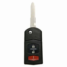 2006-2015 Mazda / 3-Button Flip Key / PN: CC43-67-5RYC, BBM4-67-5RY / BGBX1T478SKE125-01 (Aftermarket)