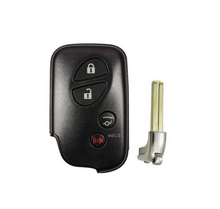 2008–2016 Lexus 4-Button Smart Key Shell with Hatch – Compatible with FCC IDs HYQ14AAB & HYQ14ACX