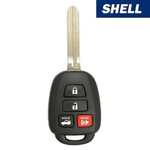 2012-2014 Toyota Camry – Corolla / 4-Button Remote Head Key SHELL / (AFTERMARKET)