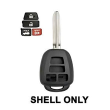 2012-2014 Toyota Camry – Corolla / 4-Button Remote Head Key SHELL / (AFTERMARKET)