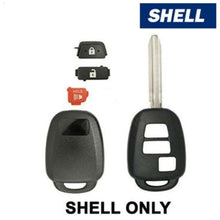 2012-2017 Toyota Scion / 3-Button Remote Head Key SHELL / TR47 / MOZB52TH, GQ4-52T, HYQ12BDM (AFTERMARKET) 10 pack