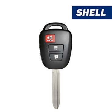 2012-2017 Toyota Scion / 3-Button Remote Head Key SHELL / TR47 / MOZB52TH, GQ4-52T, HYQ12BDM (AFTERMARKET)