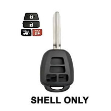 2013-2018 Toyota RAV4 / 4-Button Remote Head Key SHELL / (AFTERMARKET)