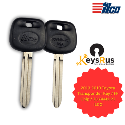 2013-2019 Toyota Transponder Key / H-Chip / TOY44H-PT ILCO