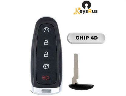 2013–2020 Ford — 5-Button Smart Key Remote (PEPS) chip: 4D / 83 — PN: 164-R7995 / FCC ID: M3N5WY8609 — 315 MHz
