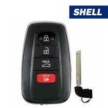 2018–2023 Toyota 4-Button Smart Key Shell with Trunk & Emergency Blade – Replaces FCC IDs: HYQ14FBE / HYQ14FBC / HYQ14AHP / HYQ14FBN – Compatible with Lonsdor LT20-08
