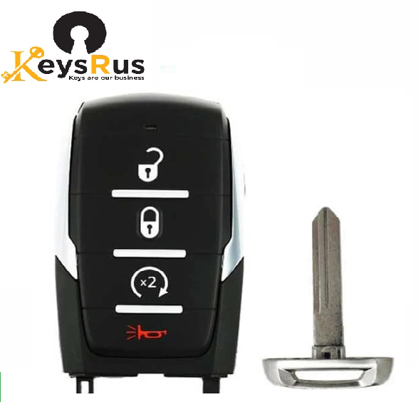 Rambox Keys 2019-2025 Dodge Ram 1500 4-Button Smart Key – Aftermarket Replacement ...