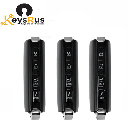 2020-2021 Mazda Mazda 6 Series CX-3 CX-5 CX-9 / 4-Button Smart Key / FCC ID: WAZSKE13D03 / PN: GDYL-67-5DYB (Aftermarket) 3 PACK