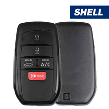 2021–2025 Toyota 5-Button Smart Key Shell with Emergency Blade – For FCC ID: HYQ14FBX – Compatible with RAV4 Prime, BZ4X, Subaru Solterra