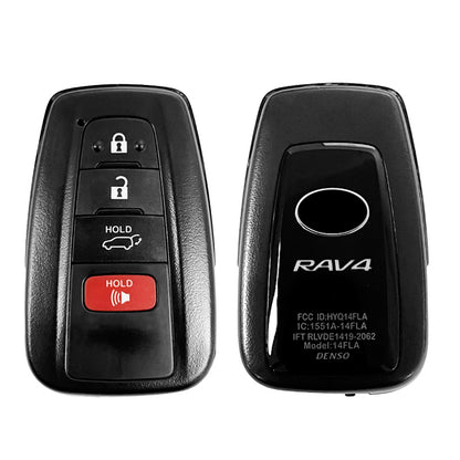 2021–2022 Toyota RAV4 — 4-Button Smart Key Remote (OEM) PN: 8990H-0R220 / FCC ID: HYQ14FLA