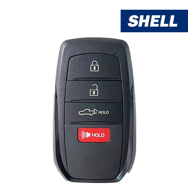 2022–2023 Toyota Tundra 4-Button Smart Key Shell with Tailgate & Emergency Blade – For FCC ID: HYQ14FBX – Compatible with Lonsdor LT20-10-4