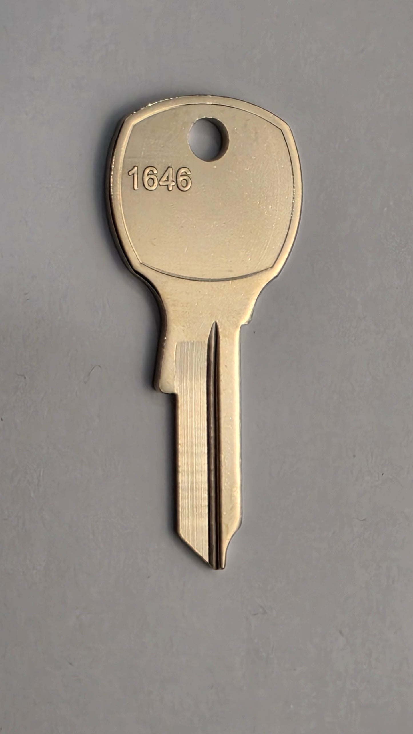 1646-NP LockGenics Key Blanks – 50 Pack |Mailbox Key Blanks – Nickel-Plated Brass