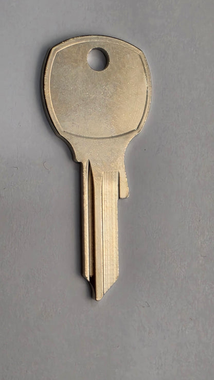 1646-NP LockGenics Key Blanks – 50 Pack |Mailbox Key Blanks – Nickel-Plated Brass