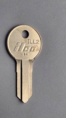 ILL2 Padlock Key Blank – 10/Pack ILCO – Durable & Reliable for Key Duplication