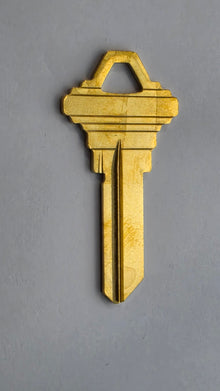ILCO SC1 1145 Brass Key Blanks – 5-Pin – C Section – 250 Pack – Uncut for Schlage Locks