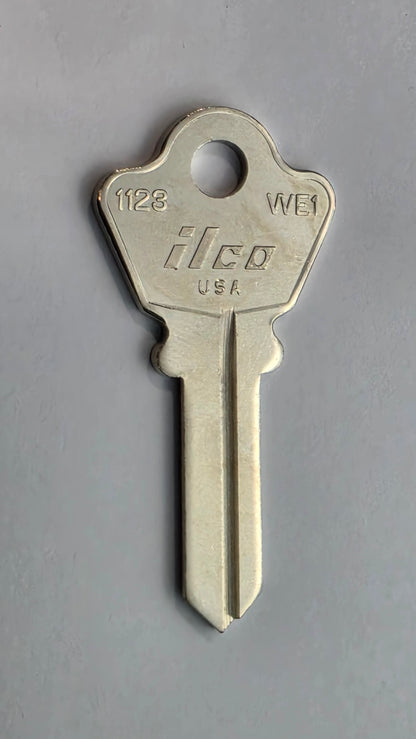1123 / WE1 Key Blank – 10/Pack ILCO | Premium Quality Key Blanks for Security