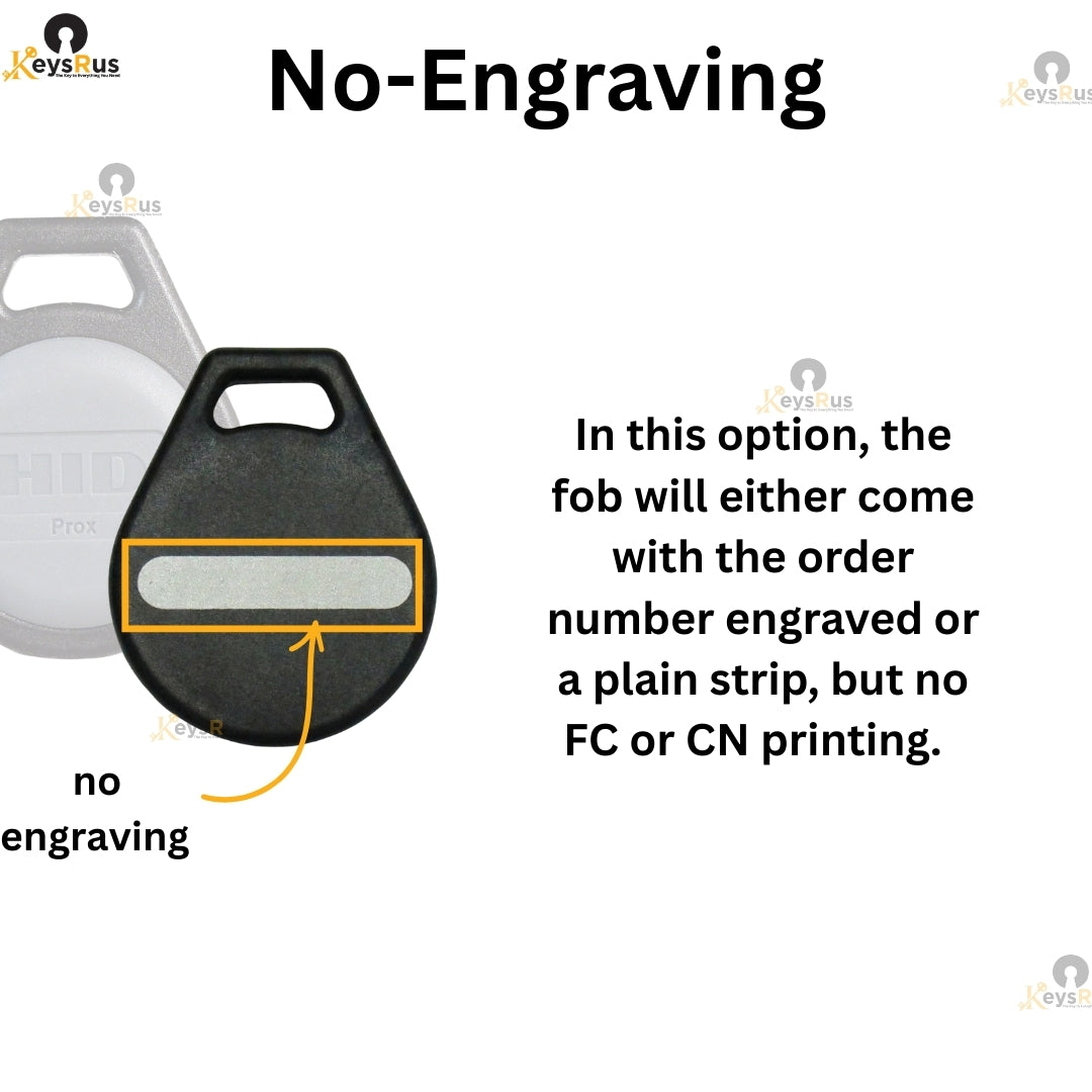 Hid prox 1346 custom engraving and programming