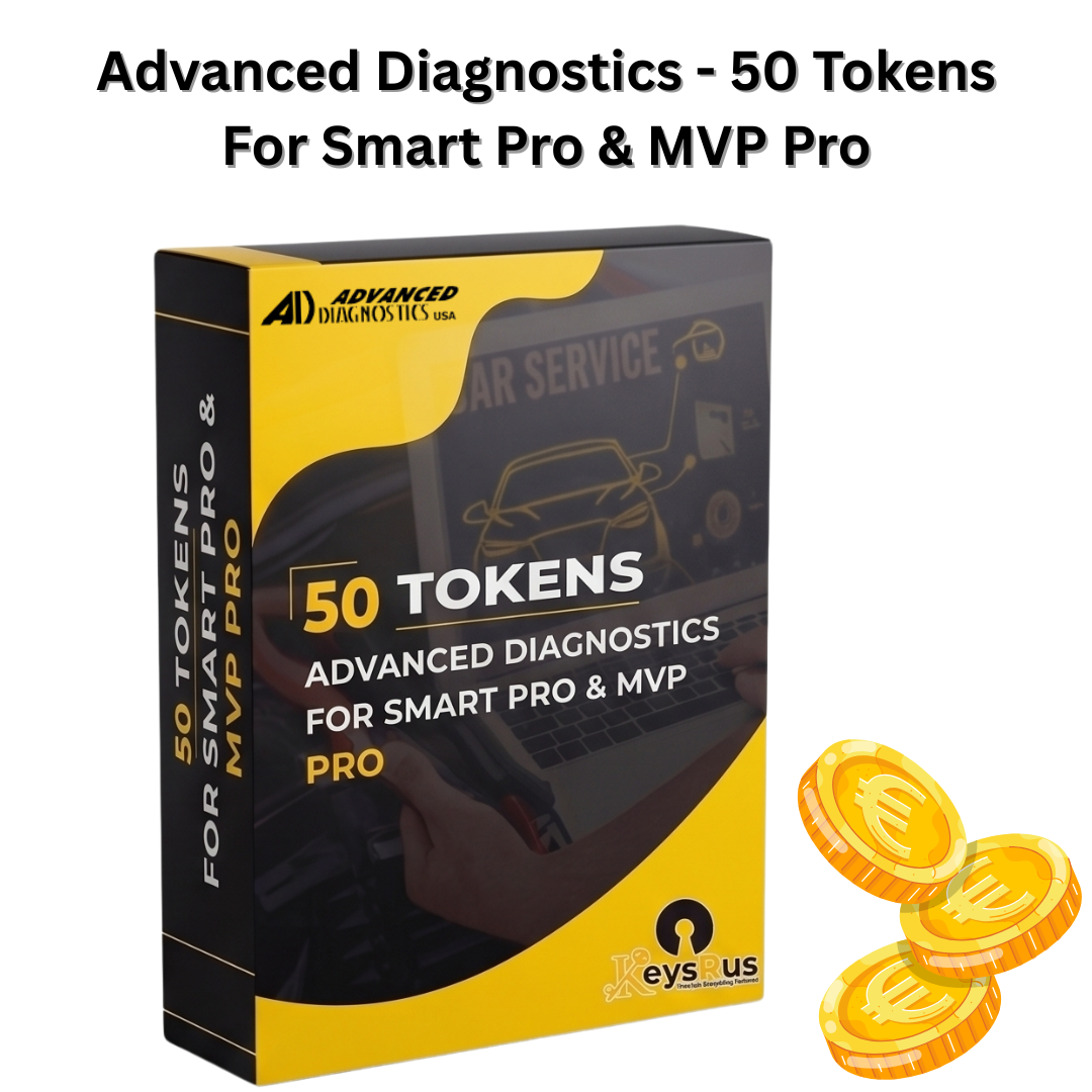 Advanced Diagnostics 50 Programming Tokens (TK-50) for Smart Pro & MVP Key Programmers